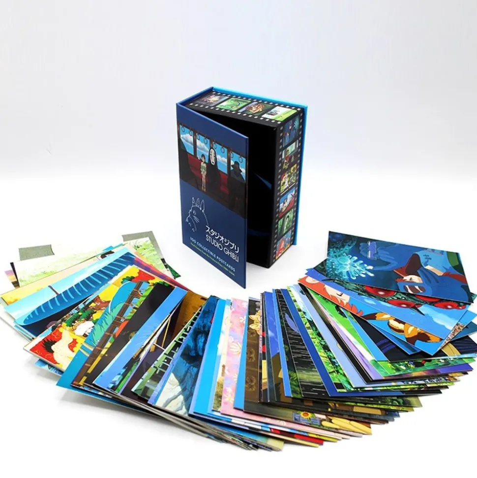 100 Collectible Postcards Box - Studio Ghibli