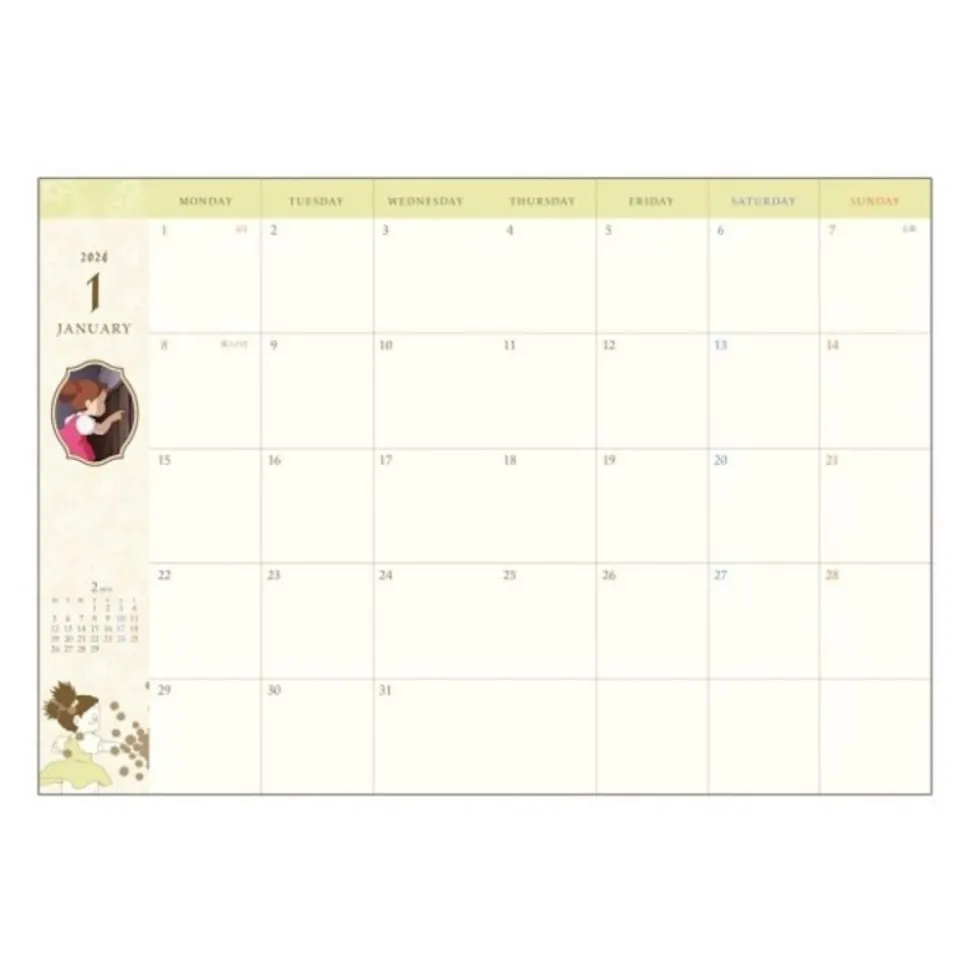 2024 Diary Flying Totoro - My Neighbor Totoro