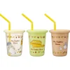 3 Glasses With Straw Set - My Neighbor Totoro