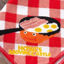 2 Pcs Set Kitchen Towel Calcifer - Howl'S Moving Castle