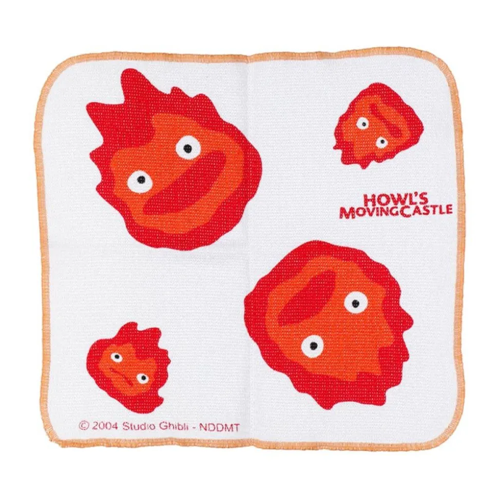2 Pcs Set Kitchen Towel Calcifer - Howl'S Moving Castle