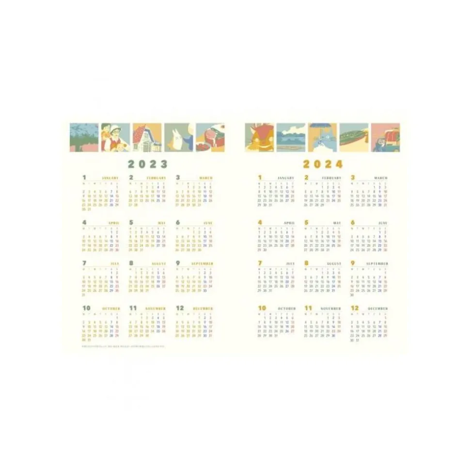 2023 Schedule Book Mei Taking A Nap - My Neighbor Totoro
