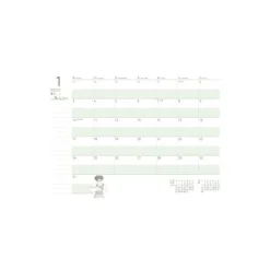 2022 Schedule Diary Faux Leather Totoro And Leaves - My Neighbor Toro