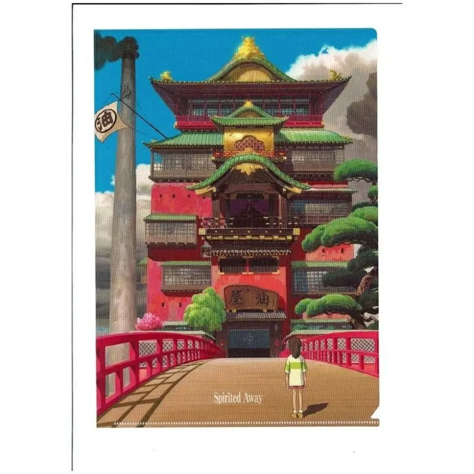 A4 Size Clear Folder Aburaya - Sprited Away