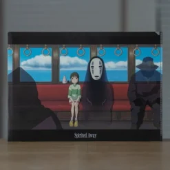 A4 Size Clear Folder On The Train - Sprited Away