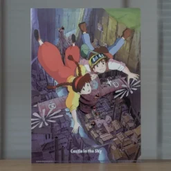 A4 Size Clear Folder Power Of Volucite Crystal - Castle In The Sky