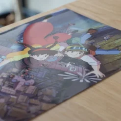 A4 Size Clear Folder Power Of Volucite Crystal - Castle In The Sky