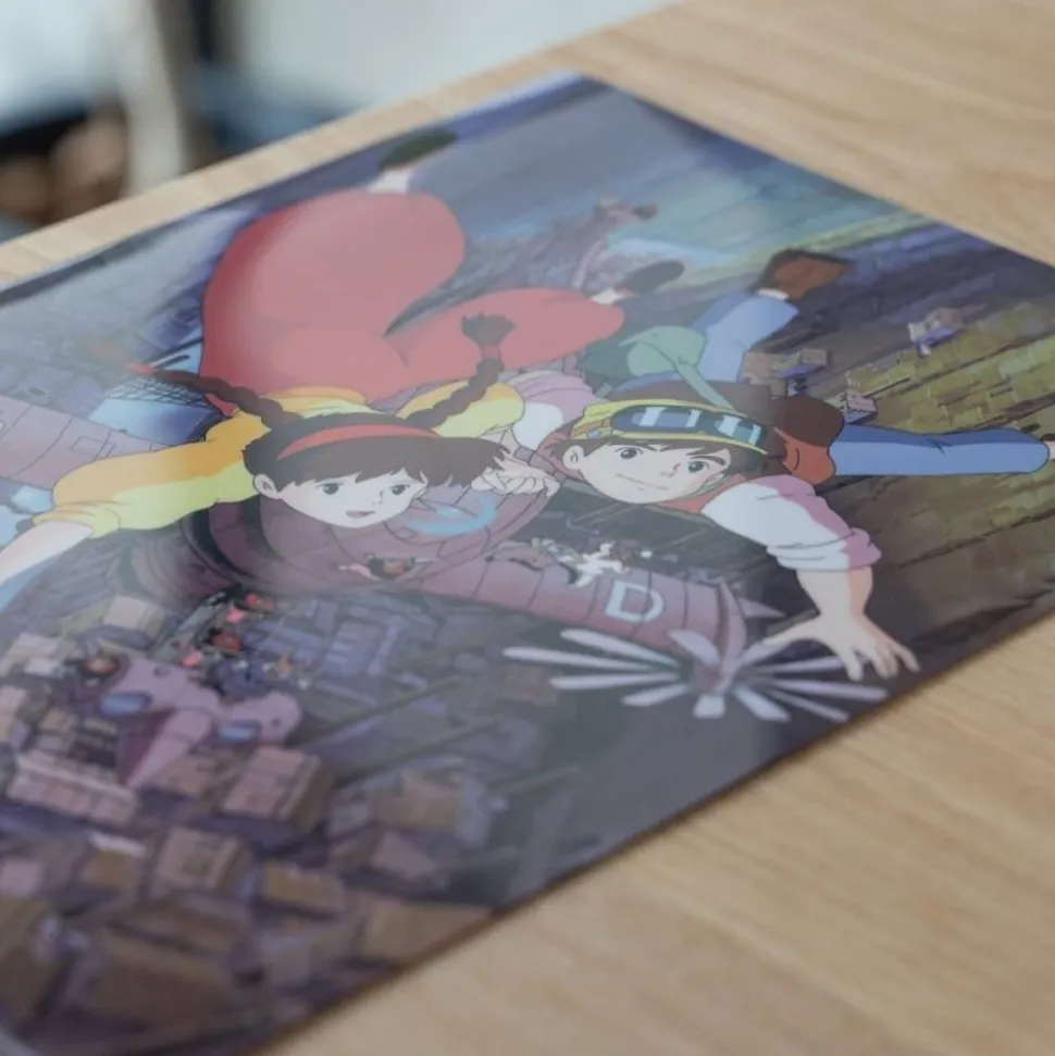 A4 Size Clear Folder Power Of Volucite Crystal - Castle In The Sky