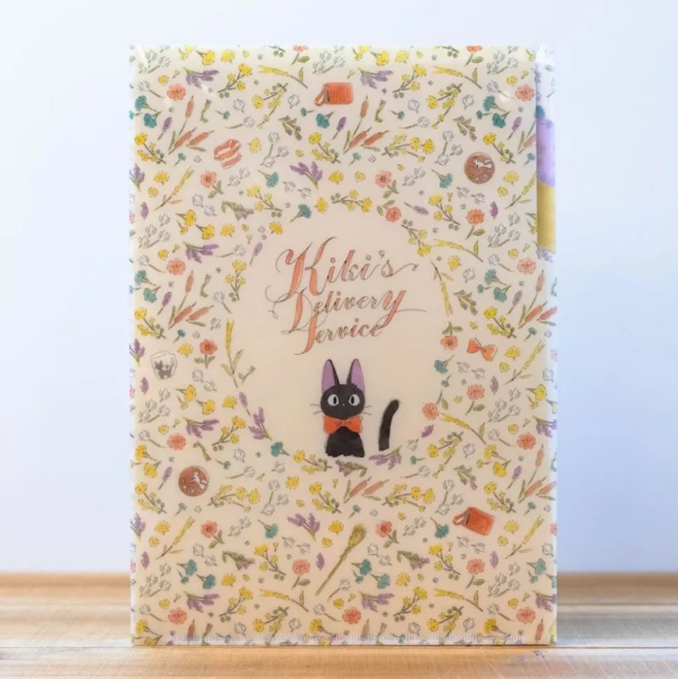 A4 Size Clear With 3 Flaps Flowers - Kiki'S Delivery Service
