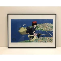 Art Cel Kiki Delivers A Gift - Studio Ghibli