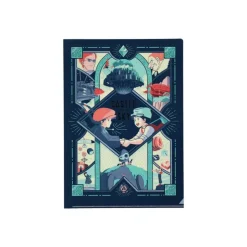 Art Deco Clear Folder A4 - Castle In The Sky