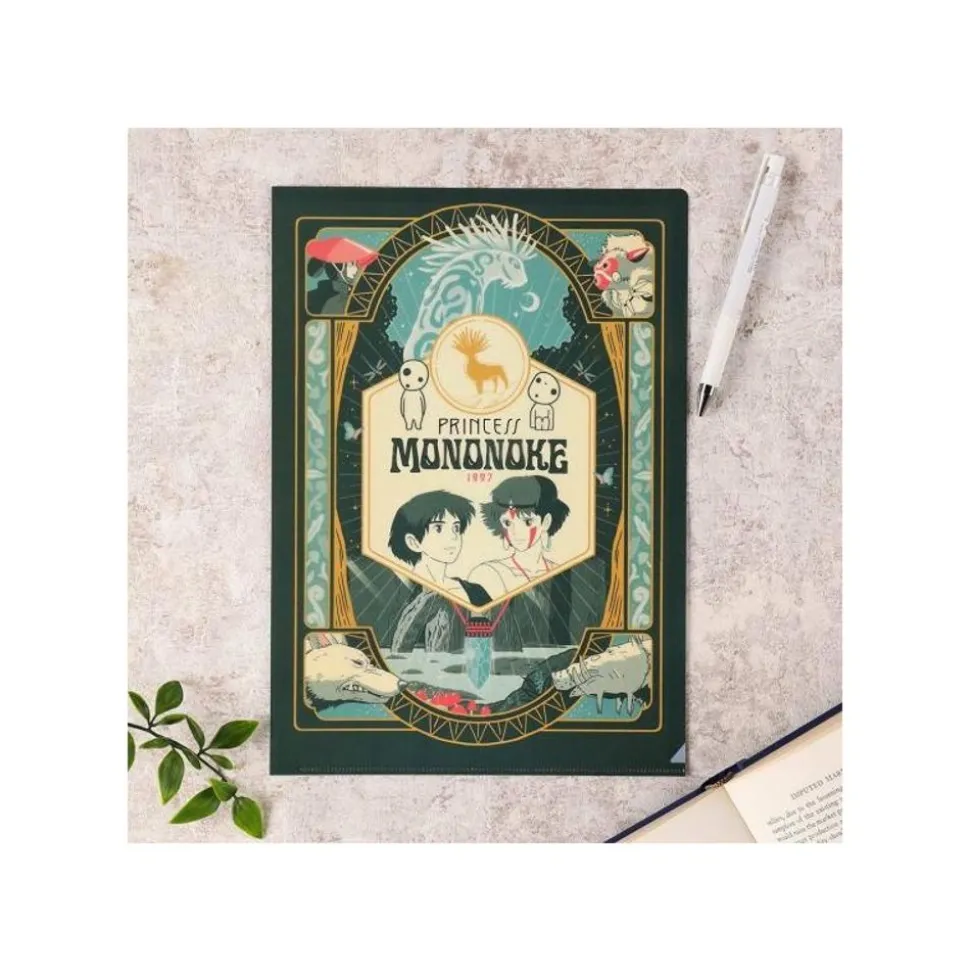 Art Deco Clear Folder A4 - Princess Mononoke