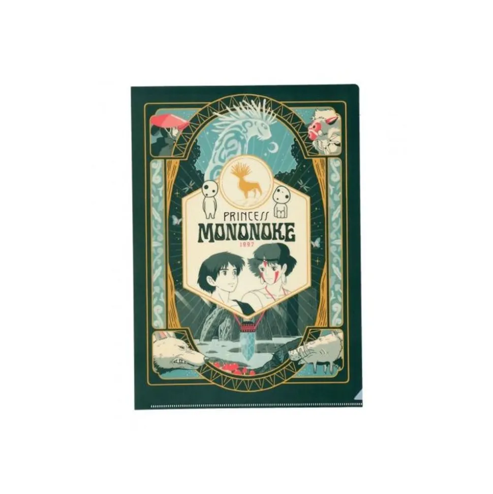 Art Deco Clear Folder A4 - Princess Mononoke