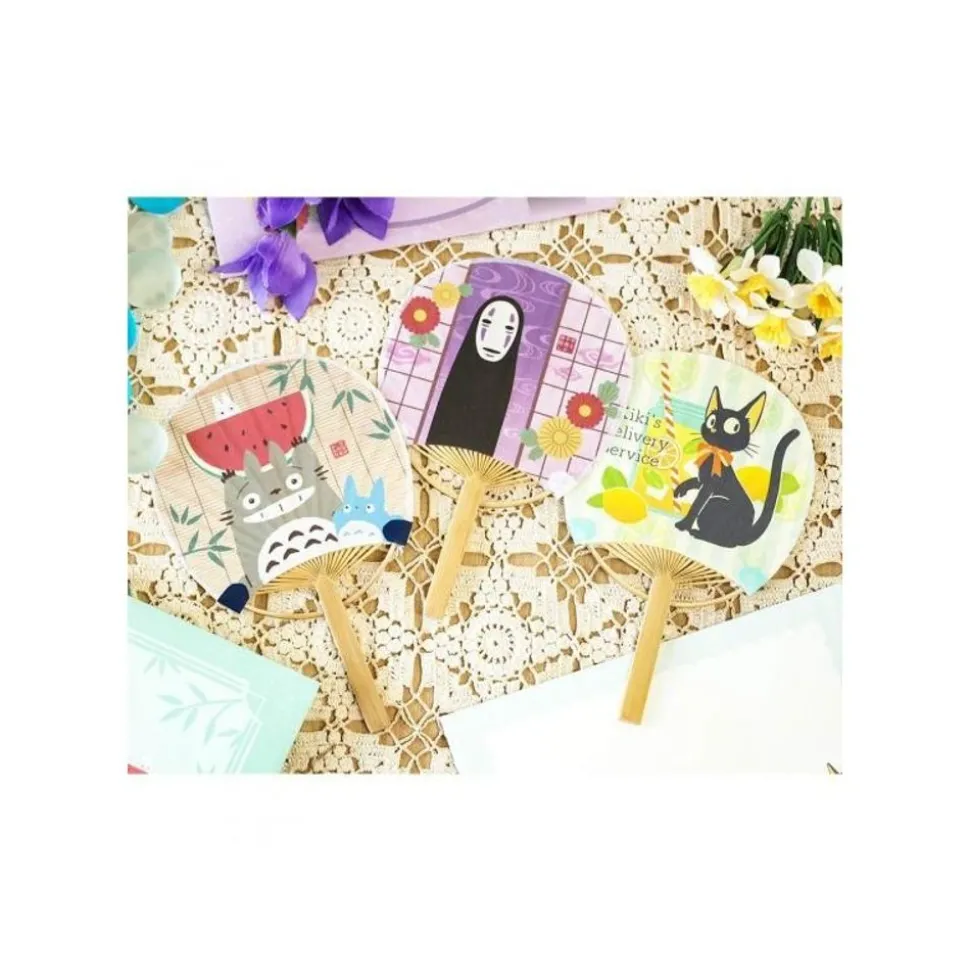 Bamboo Fan & Letter Set Jiji With Lemon - Kiki'S Delivery Service
