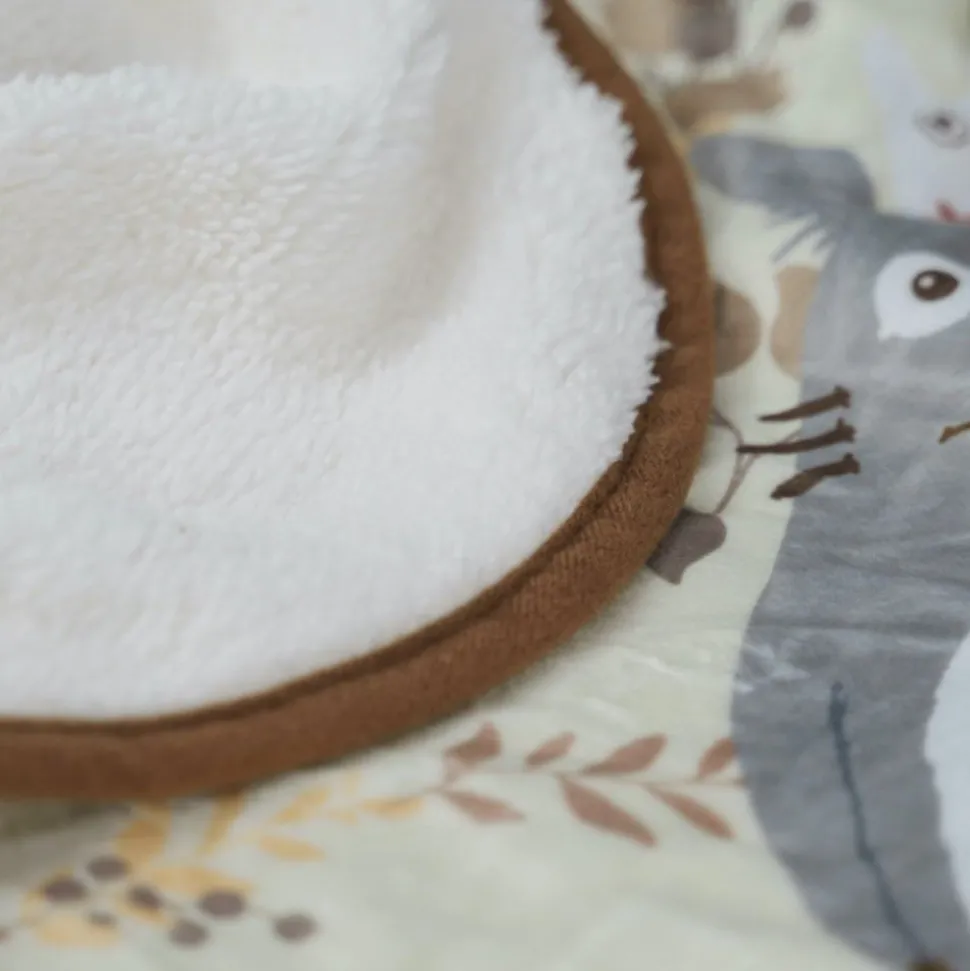 Big Totoro Rolled Rolled Blanket - My Neighbor Totoro