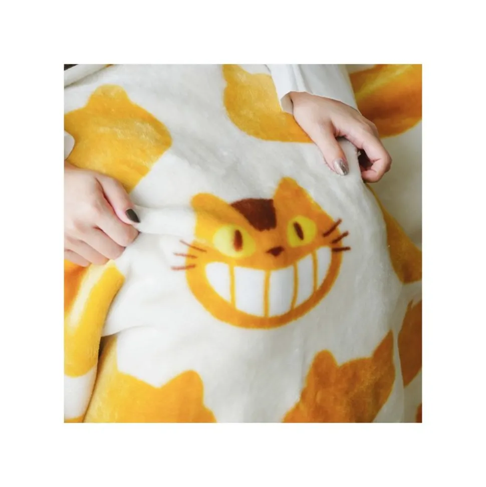 Blanket Catbus Silhouette 100X140 Cm - My Neighbor Totoro