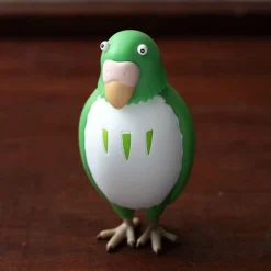 Bobble Head Figurine Green Parakeet - The Boy And The Heron
