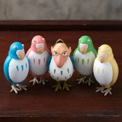Bobble Head Figurine Red Parakeet - The Boy And The Heron