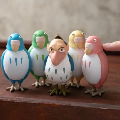 Bobble Head Figurine Yellow Parakeet - The Boy And The Heron