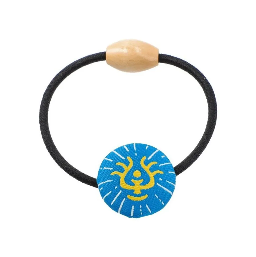 Button Style Hair Band Volucite Crystal - Castle In The Sky