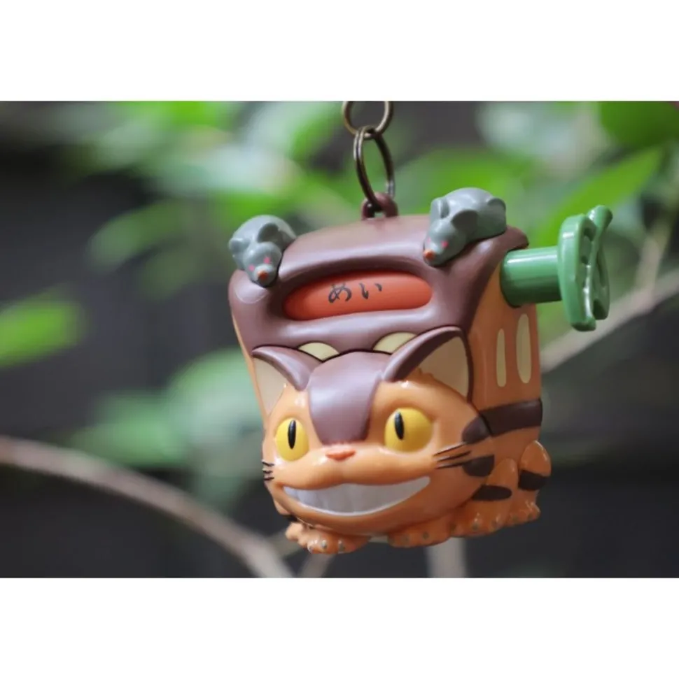 Catbus Destination Kurukuru Keyring - My Neighbour Totoro