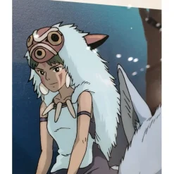 Cel Art San And His Wolf Brothers - Studio Ghibli