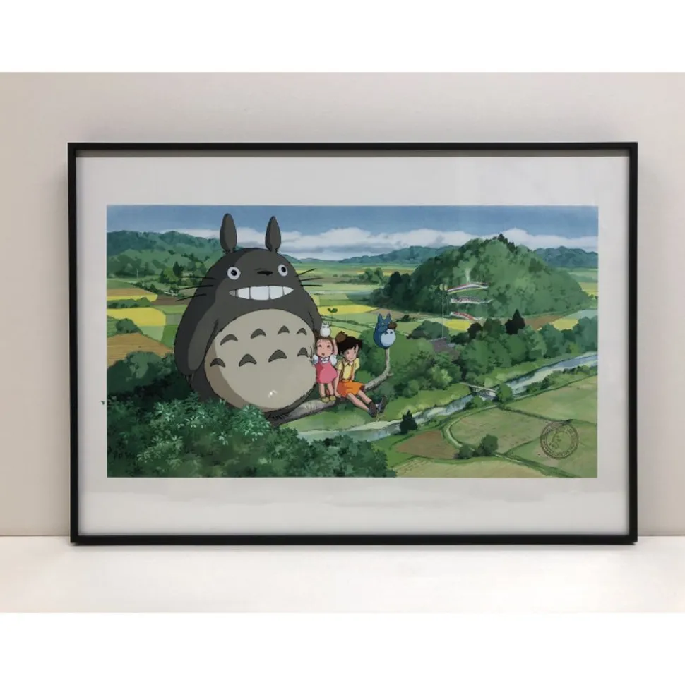 Cel Art Totoro On A Summer Day - Studio Ghibli