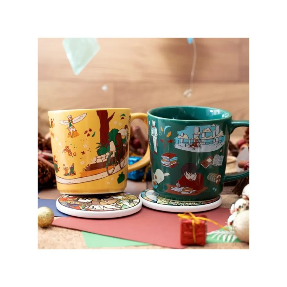 Ceramic Coaster Baron & Louise - Whisper Of The Heart