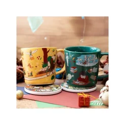 Ceramic Coaster King Of Dwarf & Princess - Whisper Of The Heart