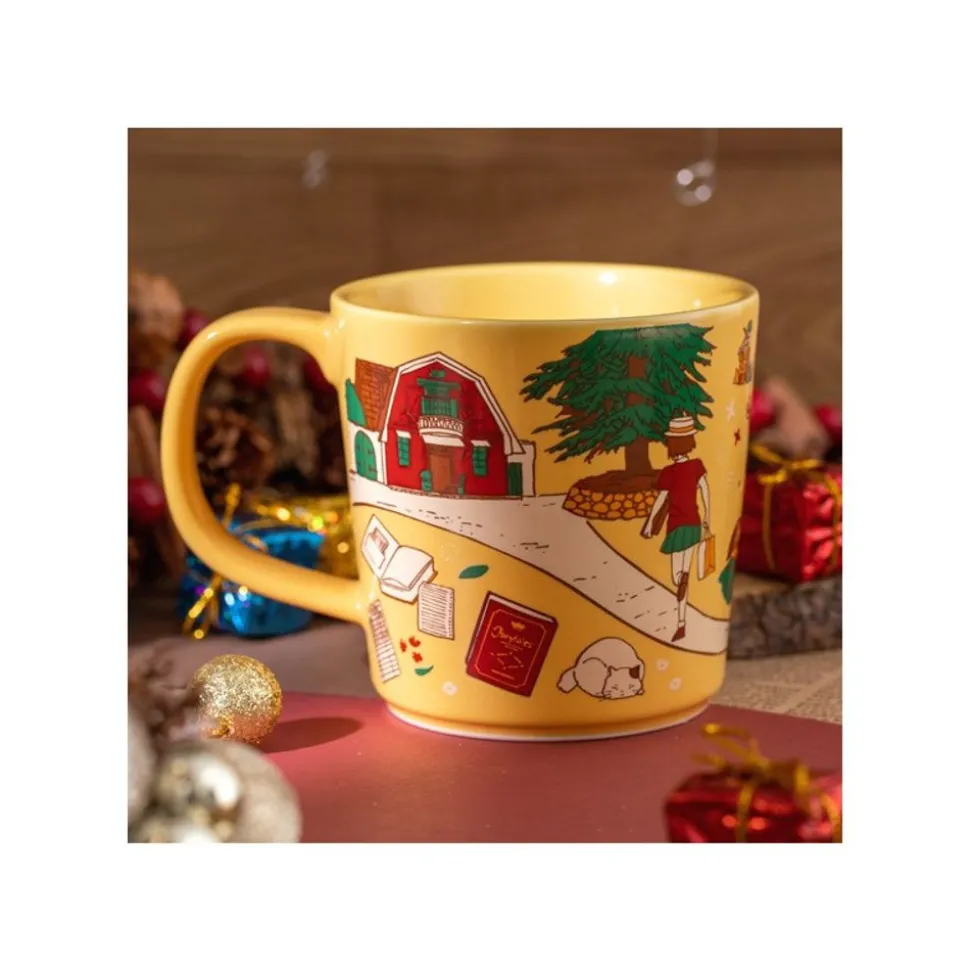 Ceramic Cup Chasing The Cat - Whisper Of The Heart
