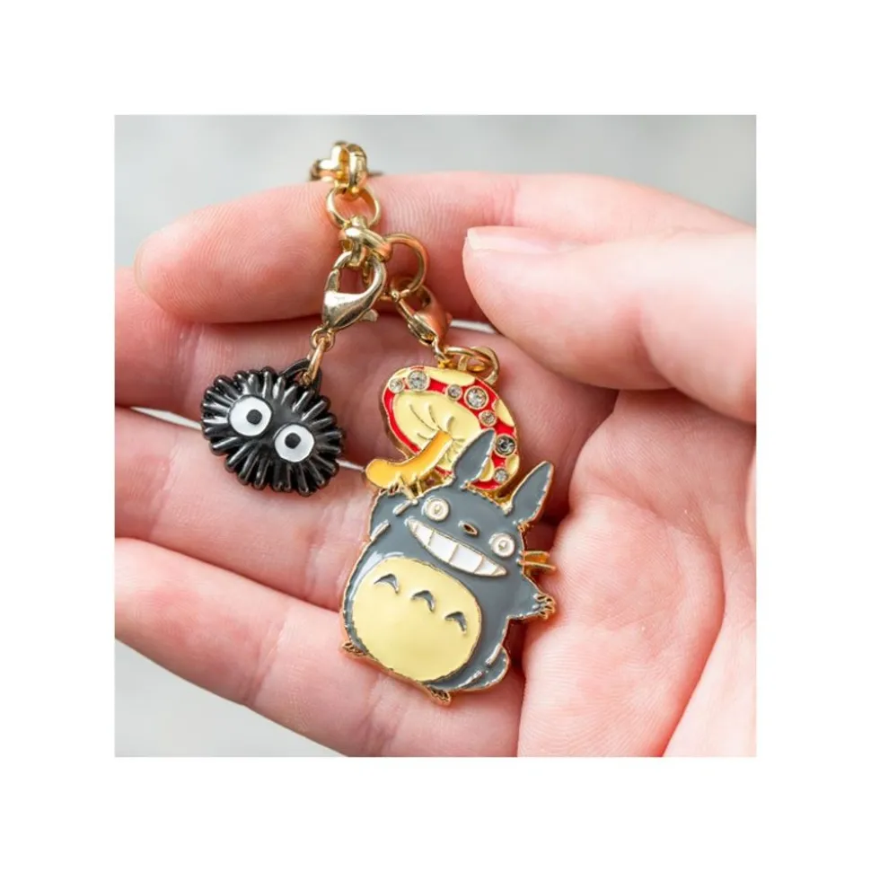 Charm Chain Big Totoro & Flower - My Neighbor Totoro
