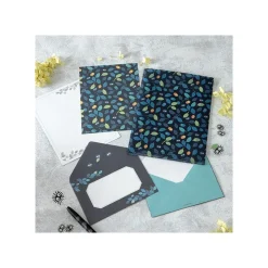 Clear Folder & Letter Set Soot Sprites Leaves - My Neighbor Totoro
