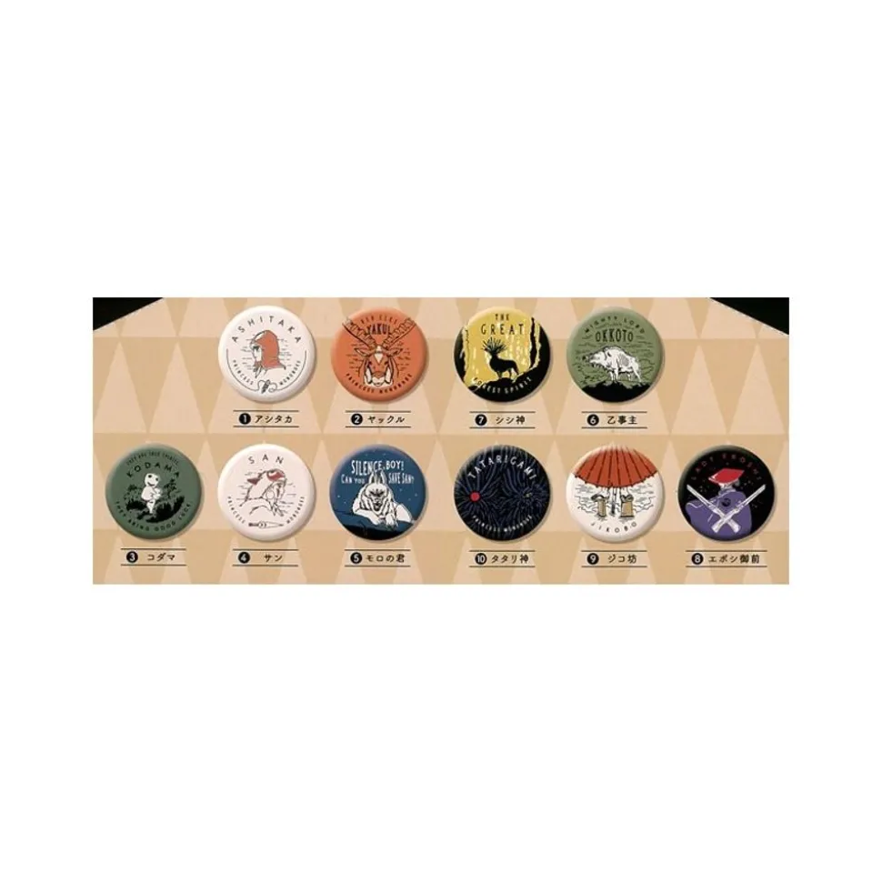 Collection Box 10 Badges - Princess Mononoke