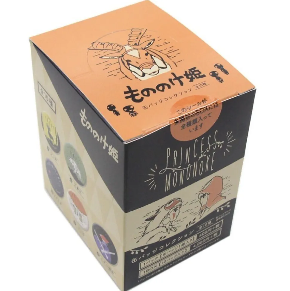 Collection Box 10 Badges - Princess Mononoke