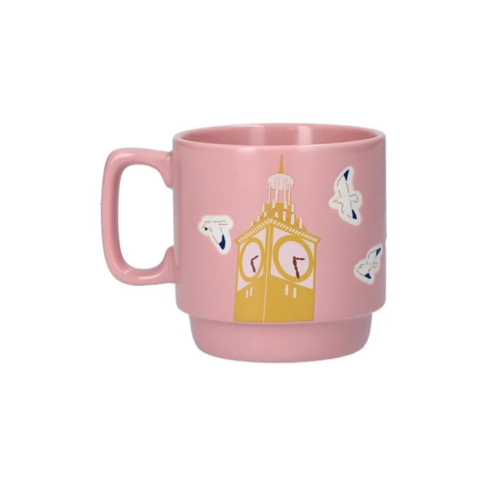 Coloful Embossed Mug Kiki On Her Broom - Kiki'S Delivery Service