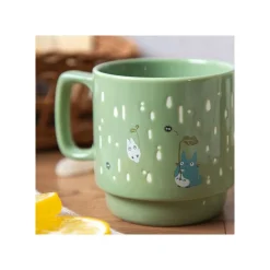 Coloful Embossed Mug Totoro Holding Umbrella - My Neighbor Totoro