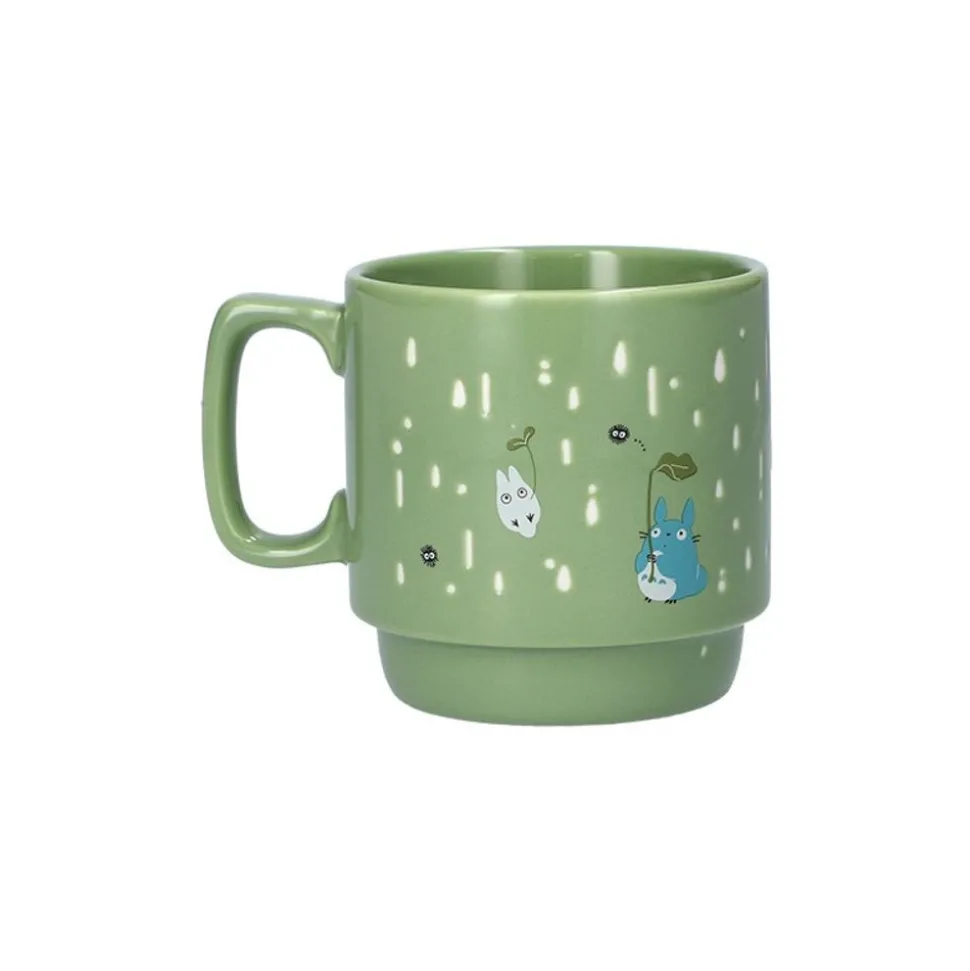 Coloful Embossed Mug Totoro Holding Umbrella - My Neighbor Totoro
