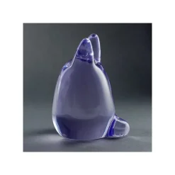 Crystal Figurine Transparent Small Totoro Purple - My Neighbor Totoro