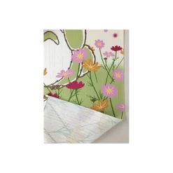 Curtains Flowers Totoro - My Neighbor Totoro