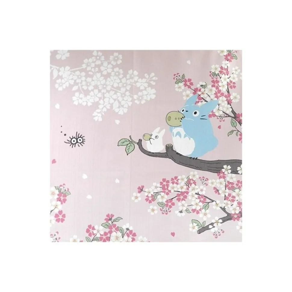 Curtains Totoro Sakura - My Neighbor Totoro