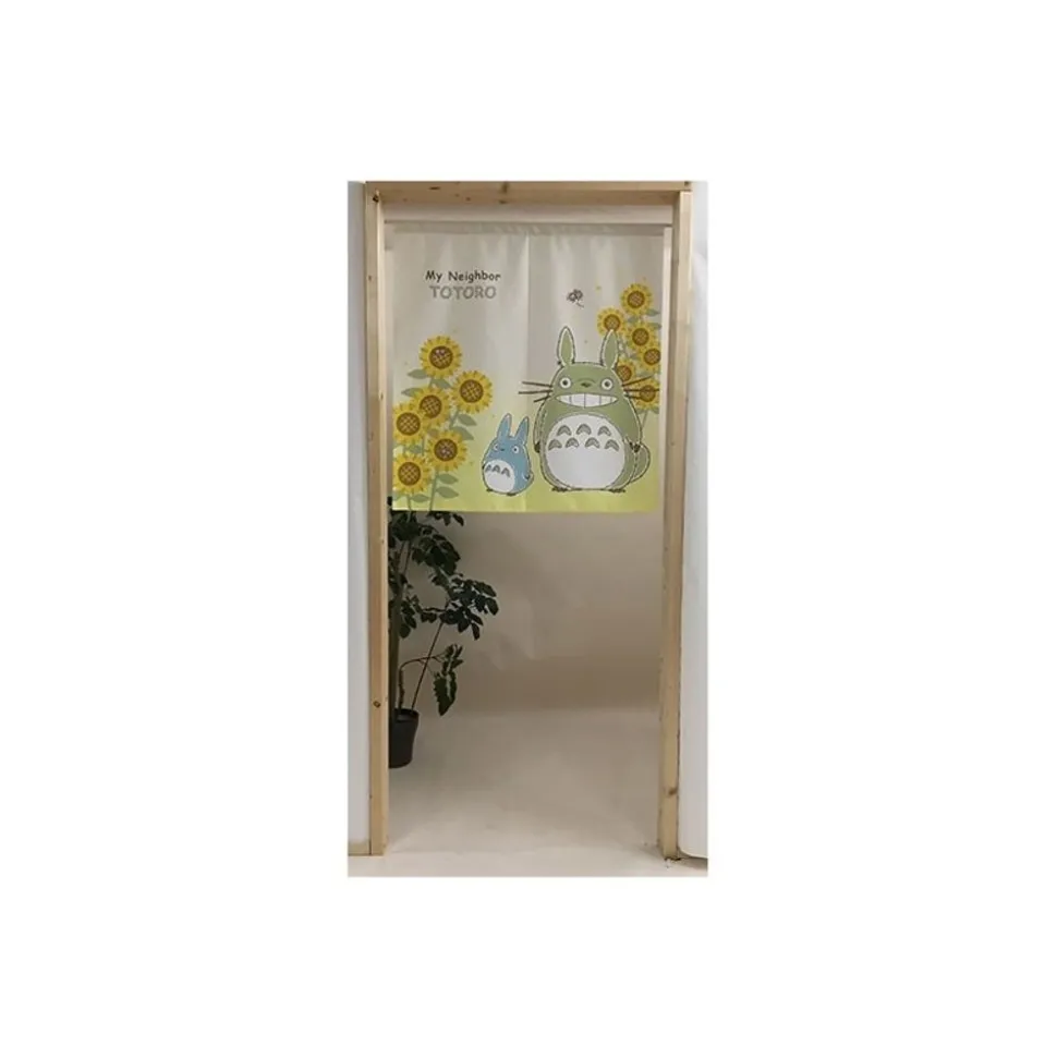 Curtains Totoro Sunflower - My Neighbor Totoro