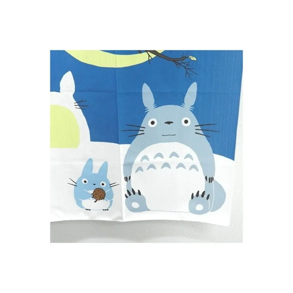 Curtains Totoro Winter Sky - My Neighbor Totoro