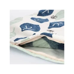 Cushion Big Totoro Blue & Green Leaves 45X45 Cm - My Neighbour Totoro