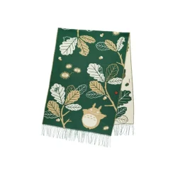 Dark Green Stole Oak Leaves - My Neighbor Totoro