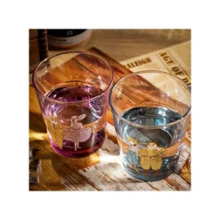 Decorated Glass Marco & Fio - Porco Rosso