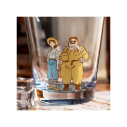 Decorated Glass Marco & Fio - Porco Rosso