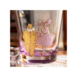 Decorated Glass Marco & Gina - Porco Rosso