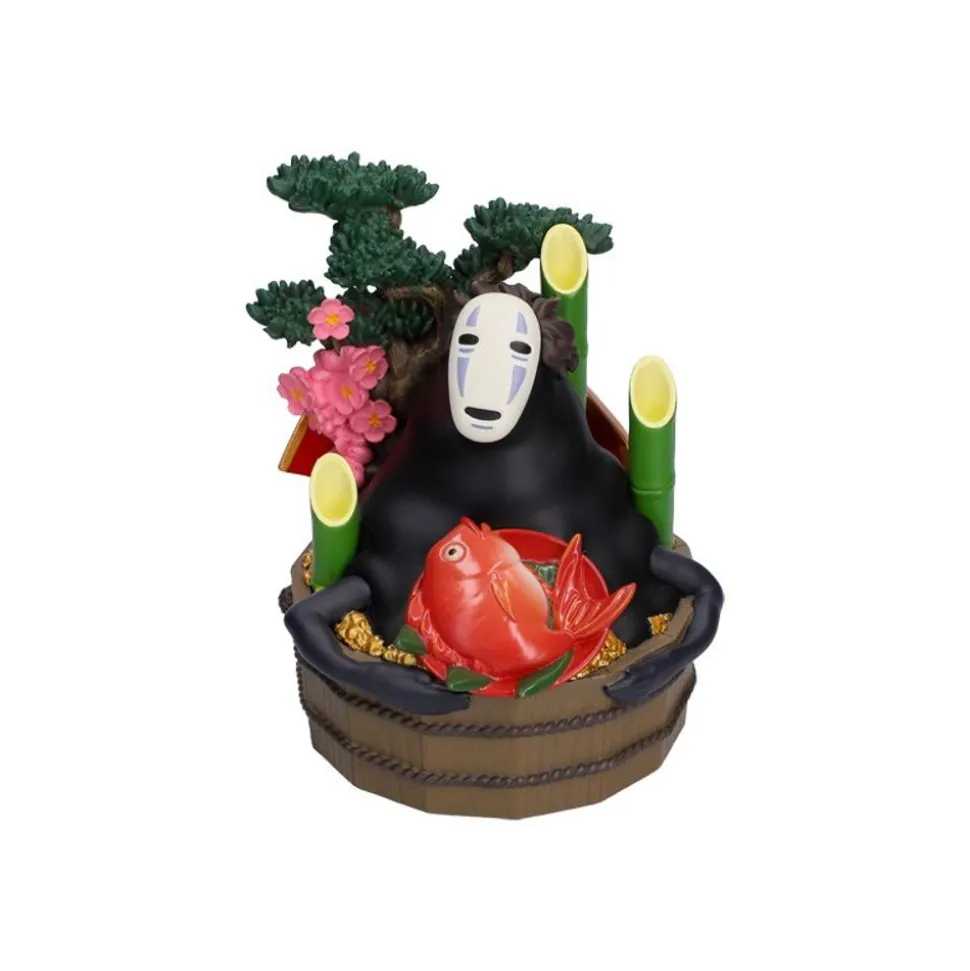 Diorama No Face Golden Bucket & Bamboos - Spirited Away
