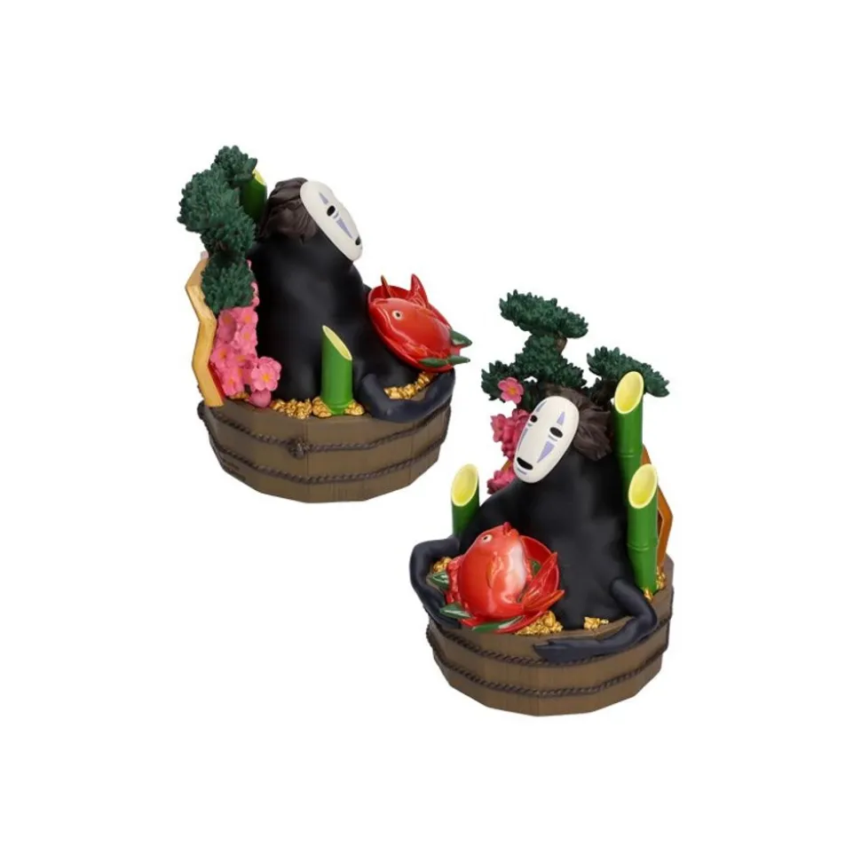 Diorama No Face Golden Bucket & Bamboos - Spirited Away
