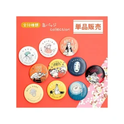 Display Of 10 Chihiro Anniversary Badges - Spirited Away